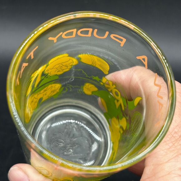 Warner Brothers Sylvester Tweety Juice Glass I Tawt I Taw A Puddy Tat (FJML) - Picture 5 of 5